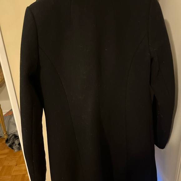 Babaton wool black coat - Picture 4 of 5